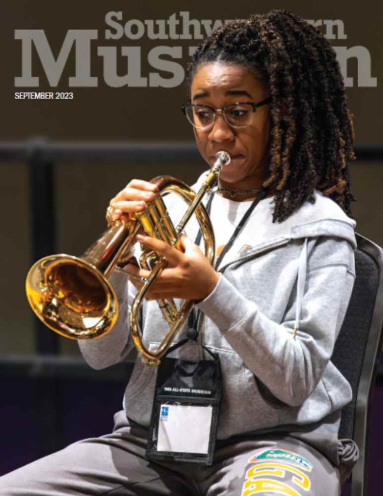 Southwestern Musician Magazine Cover image of Southwestern Musician magazine